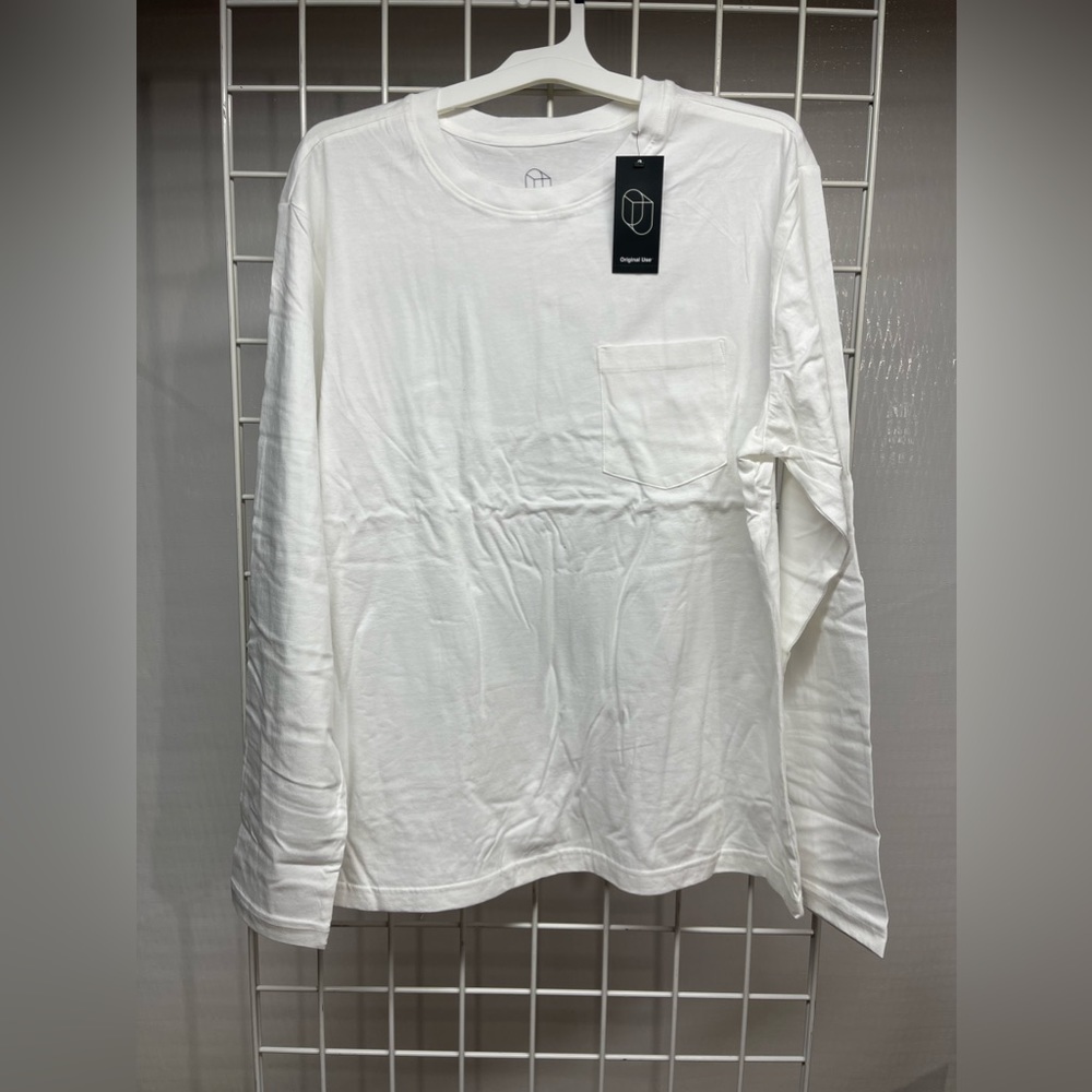 Men’s long sleeve shirt- white